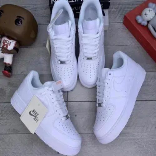 Original Air Force 1 Hard Leather White Low Cut Airforce1 High-Quality Sneakers, Airforce 1 Shoes.