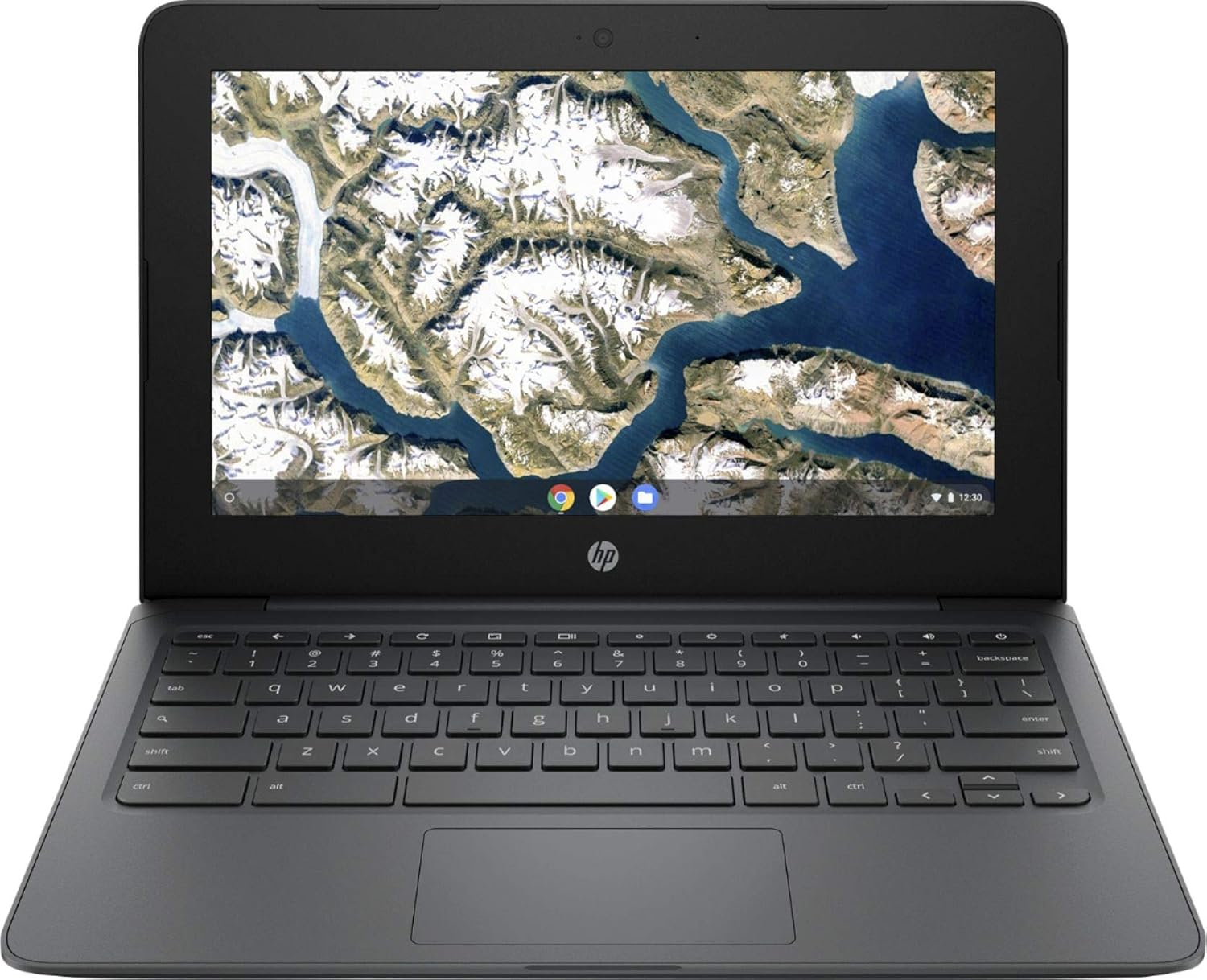 Brand New HP Chromebook Notebook PC 11.6" Intel 3350 4GB 32GB Storage Chrome OS Ash Gray Portable Laptop Plus Free Wireless Mouse, OTG Adapter and Free 16GB Flash Disk