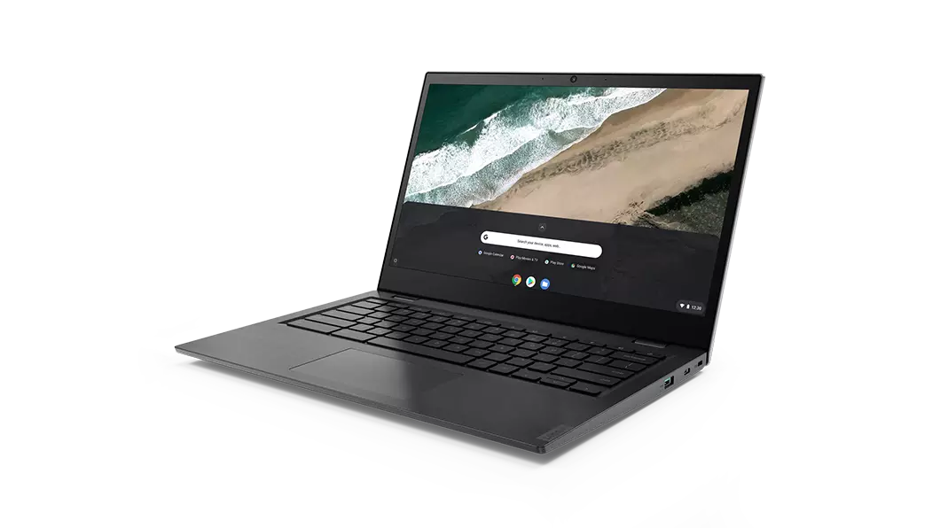 Brand New Lenovo Chromebook Notebook PC 11" Intel LPDDR 4GB 32GB Storage Chrome OS Ash Gray Portable Laptop Plus Free Wireless Mouse, OTG Adapter and Free 16GB Flash Disk