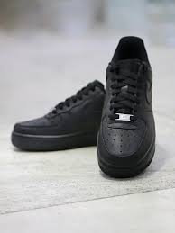 AIR FORCE 1 HARD LEATHER LOW CUT BLACK GRADE 1 AIRFORCE 1 HIGH QUALITY SNEAKERS, AIRFORCE 1 SHOES