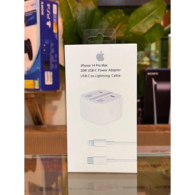 Apple 35W Original Fast Charger Adapter For iPhone 11/12/13/ 14/14Pro/14 Max/ 14 Pro Max with USB-C to Lightning Cable