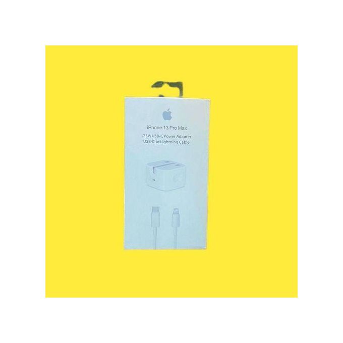 Apple 35W Original Fast Charger Adapter For iPhone 11/12/13/ 14/14Pro/14 Max/ 14 Pro Max with USB-C to Lightning Cable