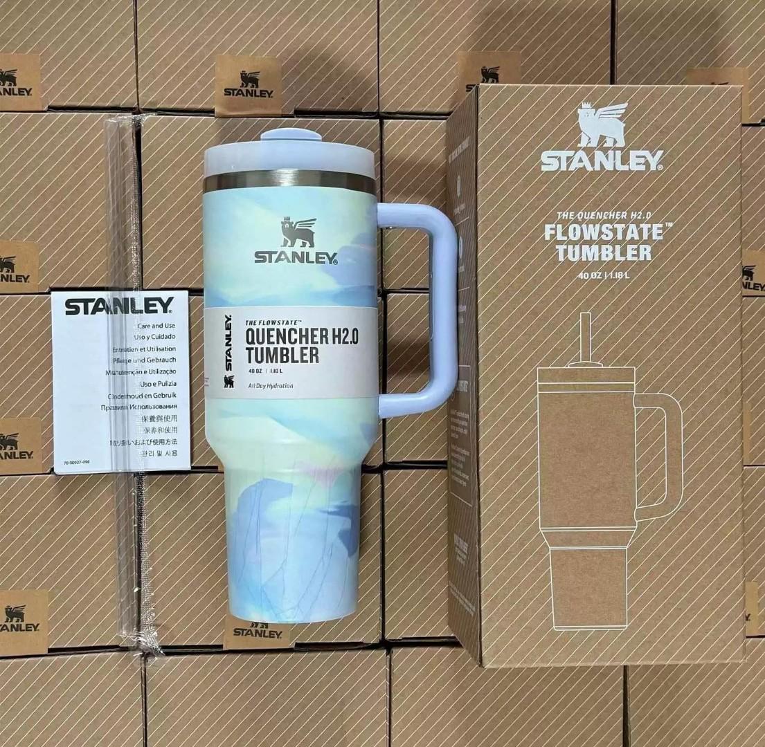 OFFER PRICE.1.8 LITRES ORIGINAL STANLEY CUP.MARBLE STANLEY STAINLESS  STEEL CUP ❤️ BEAUTIFUL DESIGN STANLEY CUP TO KEEP DRINKS HOT OR COLD🎉