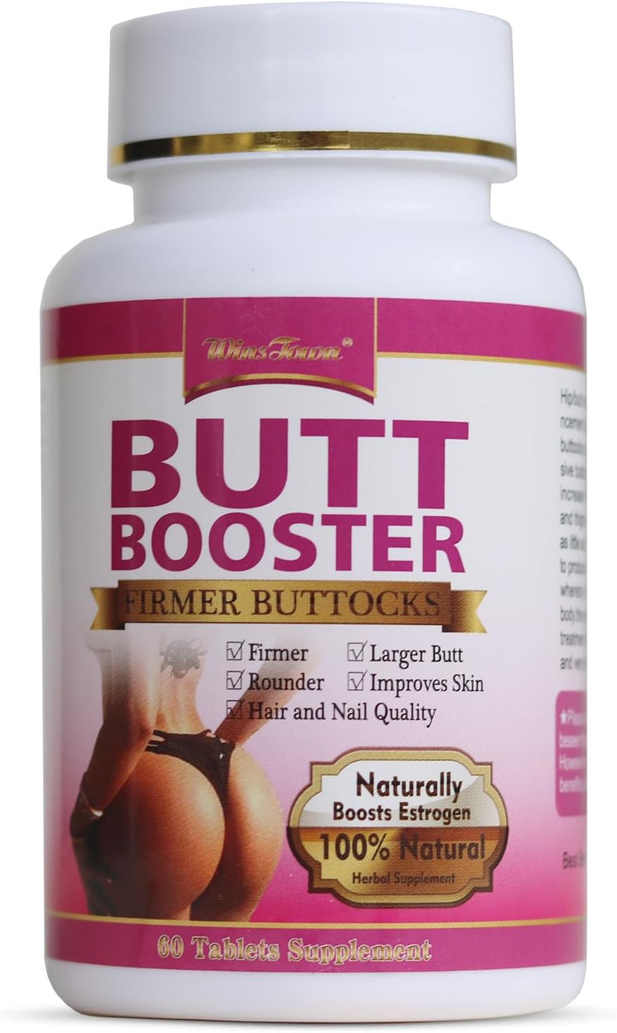 KILLIMALL BLACK FRIDAY BUTT BOOSTER Butt Booster Pills, Mention Buttocks Herbal Supplements, Plump HIPS Enhancement Firming and Seductive, 60 Tablets