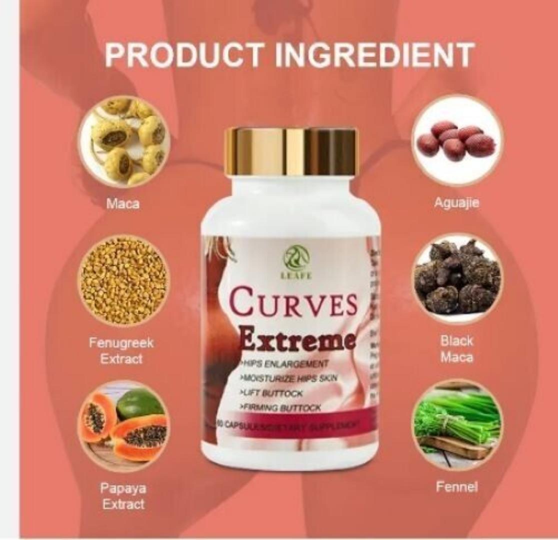 Extreme Curve Big Butt Enlargement Pills ; Buttock Enhancement; Butt And Hip Enlargement Firming Maca Capsule