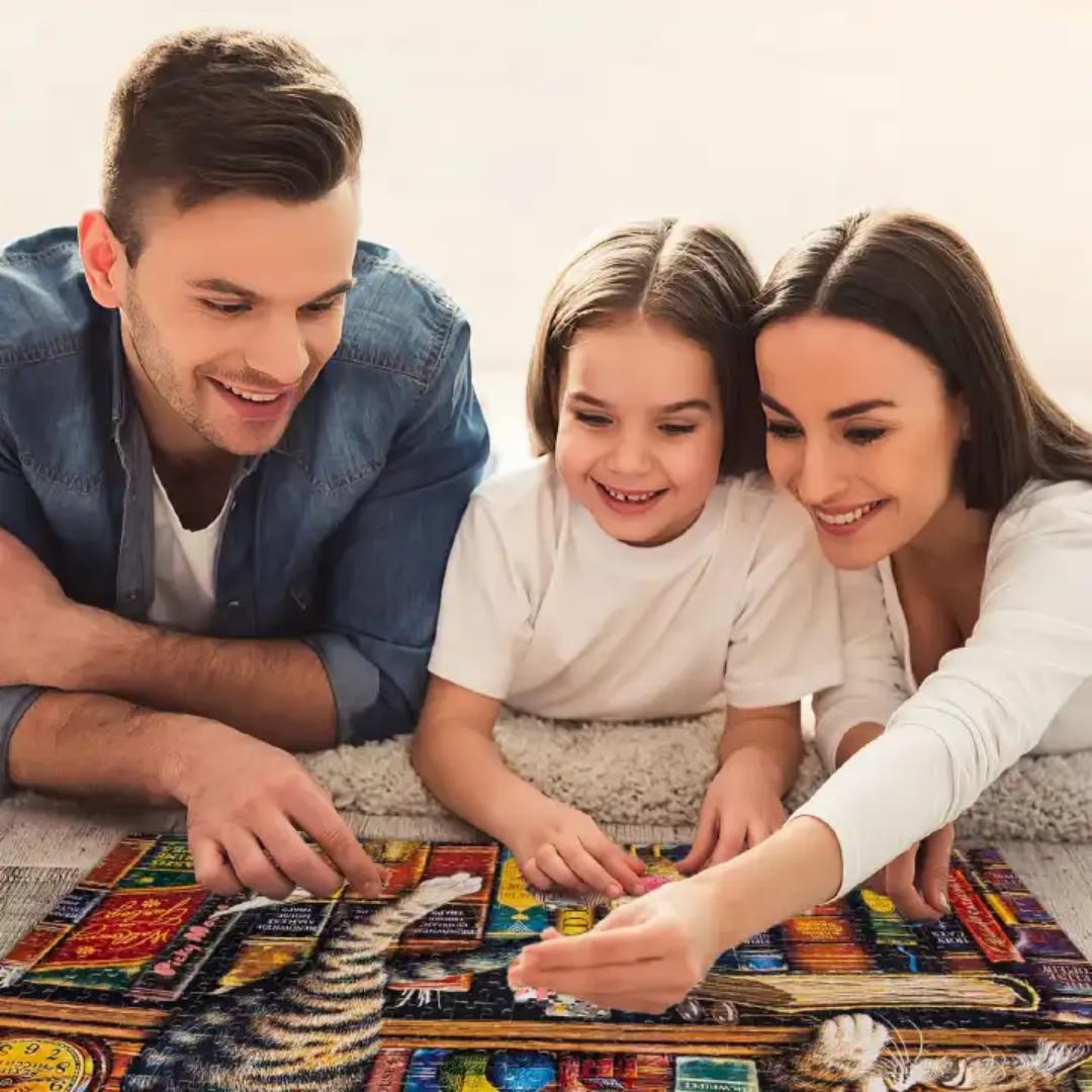 CONSIDER OUR AURORA BONFIRE JIGSAW PUZZLE WHICH GOT 1000 PIECES TO COMBINE  DESIGNED FOR ADULTS AND KIDS ESPECIALLY FAMILY