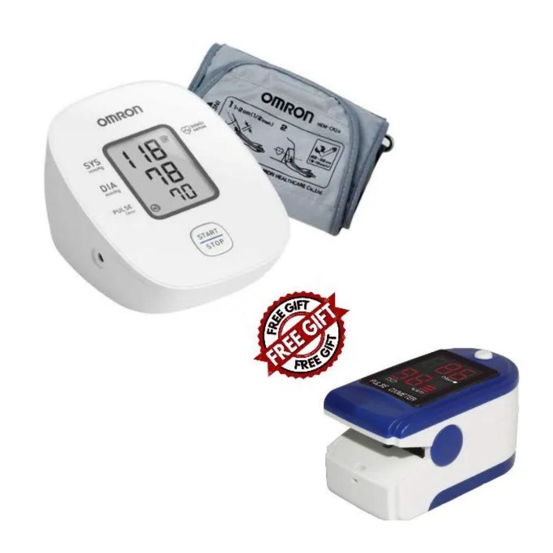 GUARANTEED QUALITY OMRON M1 BASIC BLOOD PRESSURE MONITOR WITH A FREE PULSE OXIMETER