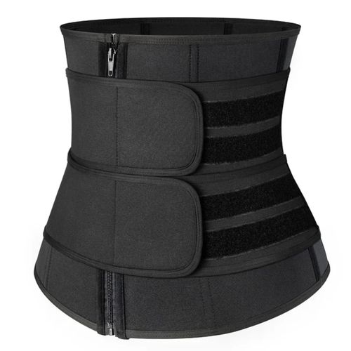 Double belt Women Shapewear Waist Trainer Shapers Neoprene Plus Size Body Slimming Sheath Reducing Tummy Sweat Workout Trimmer Belt Corset