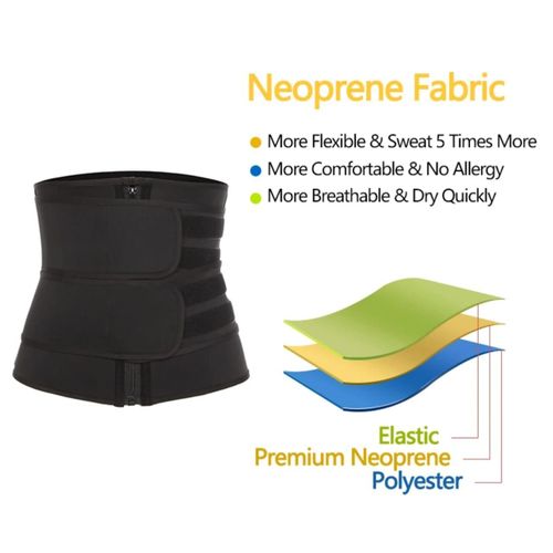 Double belt Women Shapewear Waist Trainer Shapers Neoprene Plus Size Body Slimming Sheath Reducing Tummy Sweat Workout Trimmer Belt Corset