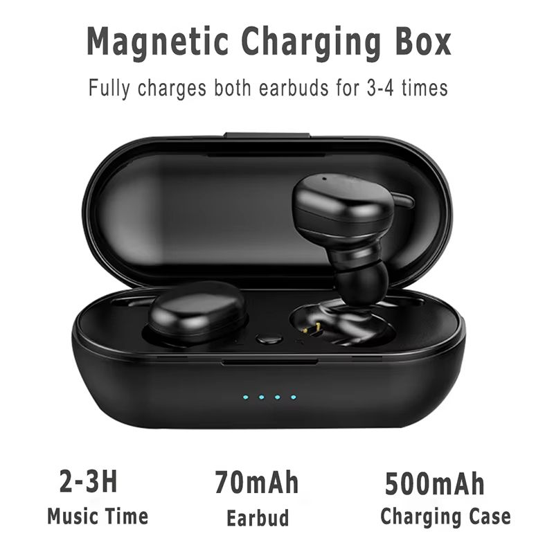 TWS Y30 Wireless Bluetooth 5.0 Earbuds HiFi Music Earphones Gaming Headphones Sports Waterproof In-Ear Headset With Mic Earbuds