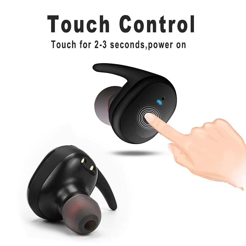 TWS Y30 Wireless Bluetooth 5.0 Earbuds HiFi Music Earphones Gaming Headphones Sports Waterproof In-Ear Headset With Mic Earbuds