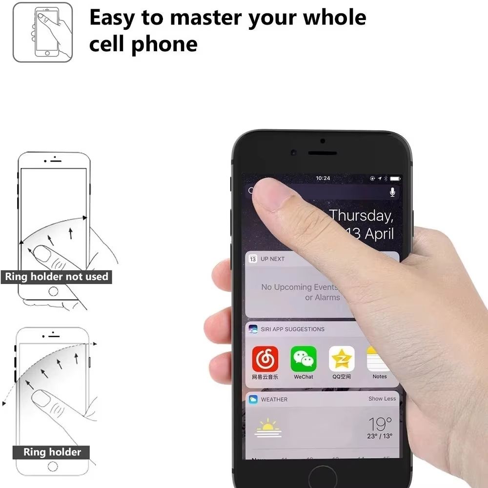 Mobile Phone Ring Holder Smartphone Stand Support Accessories Smart Phone Finger Stand Socket Holder For iPhone Samsung