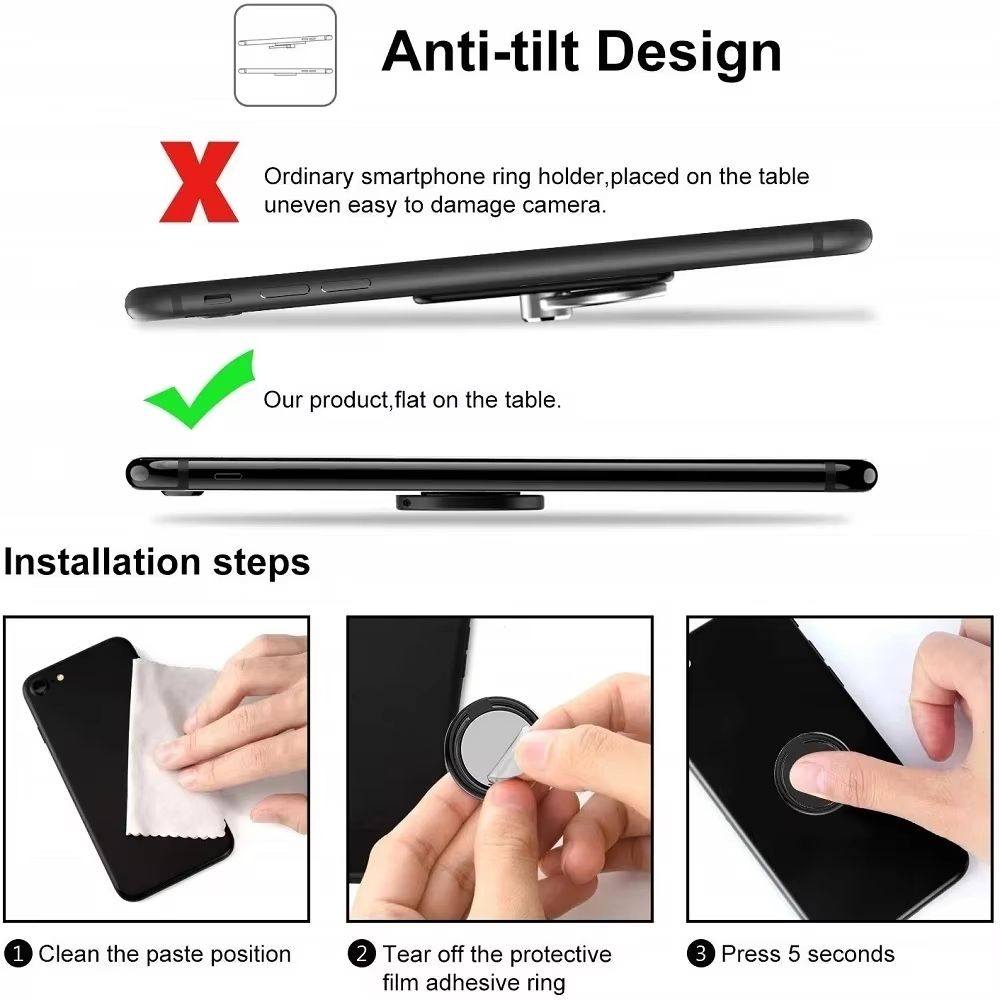 Mobile Phone Ring Holder Smartphone Stand Support Accessories Smart Phone Finger Stand Socket Holder For iPhone Samsung