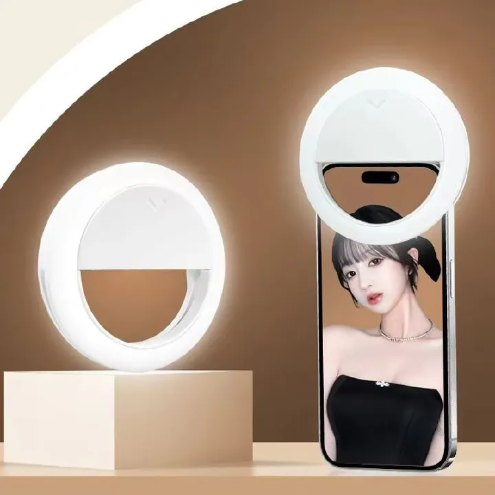 LED selfie fill light, mobile phone lens fill light, suitable for iPhone, Samsung, Xiaomi, Huawei mobile phone selfie fill light