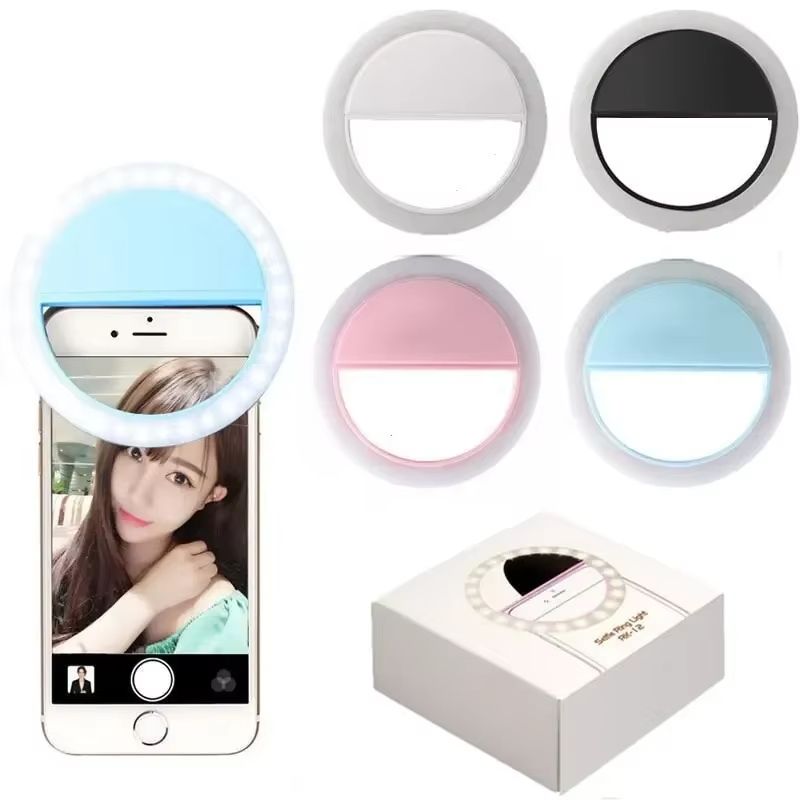 LED selfie fill light, mobile phone lens fill light, suitable for iPhone, Samsung, Xiaomi, Huawei mobile phone selfie fill light