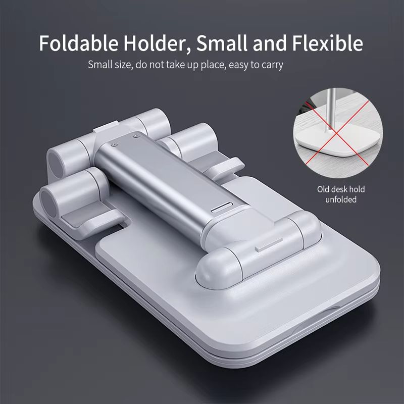 Foldable Mobile Phone Stand Adjustable Desktop Tablet Holder Universal Table Cell Phone Stand Desktop Bracket For iPhone Xiaomi