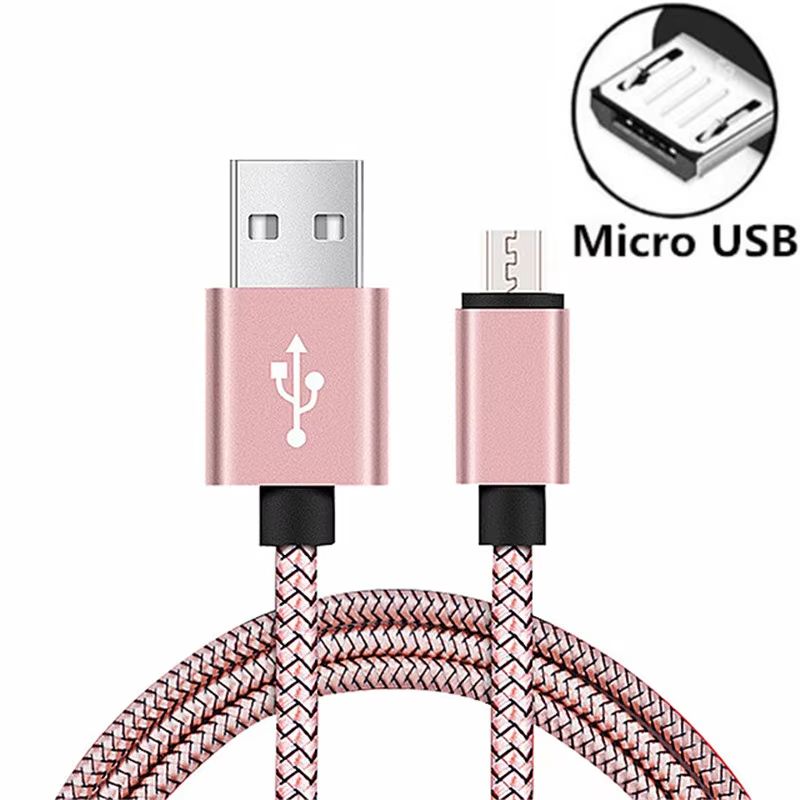 Micro USB Charging Cable For Samsung Galaxy A3/A5/A7 J3 2016 J4 J6 A6 Plus J7 J8 A2 Pro 2018 S6 S7 Edge Note 5 J5 Charger Cord