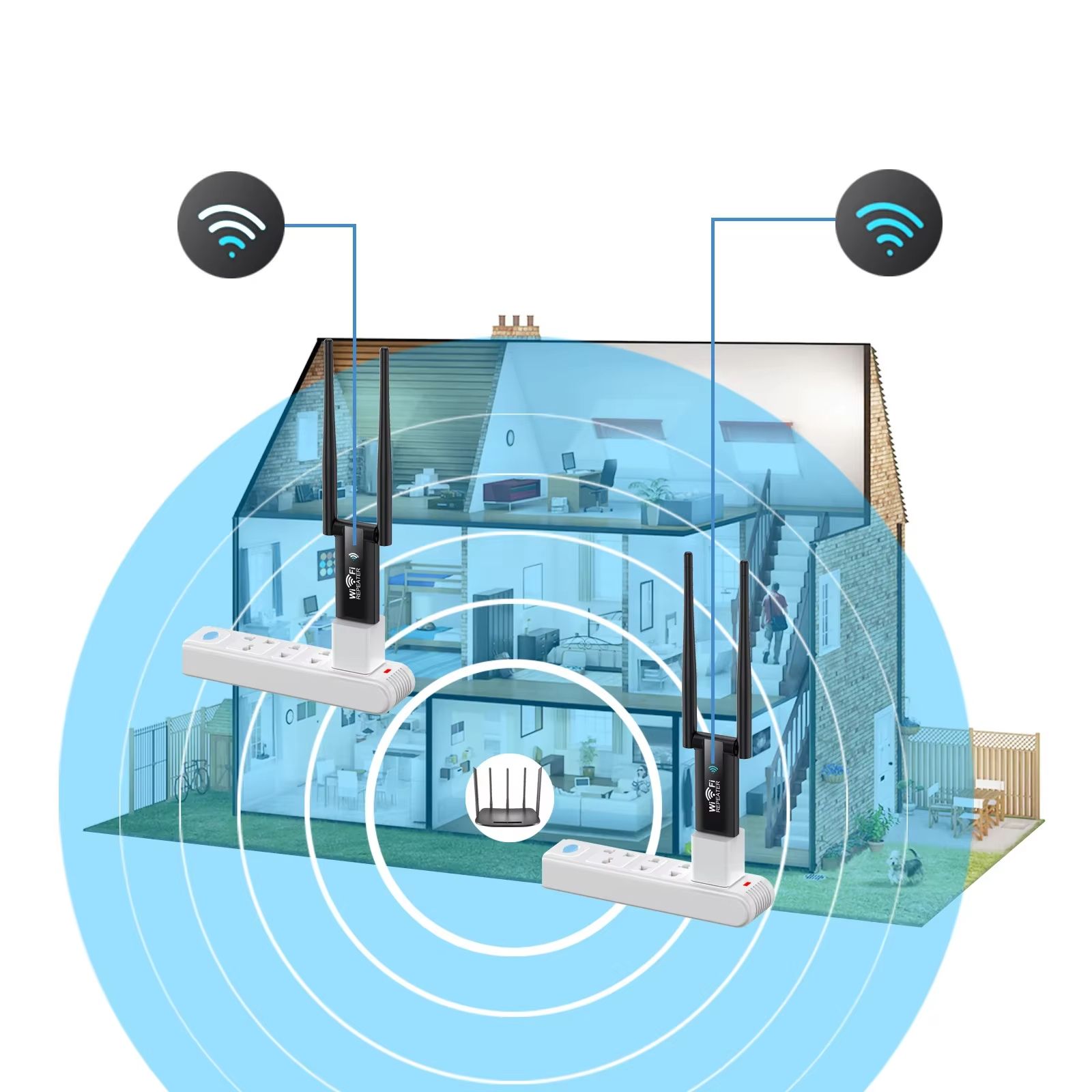 USB WiFi Repeater Wireless Extender Router WiFi Signal Amplifier Booster Long Range Wi-Fi Repeater Access Point