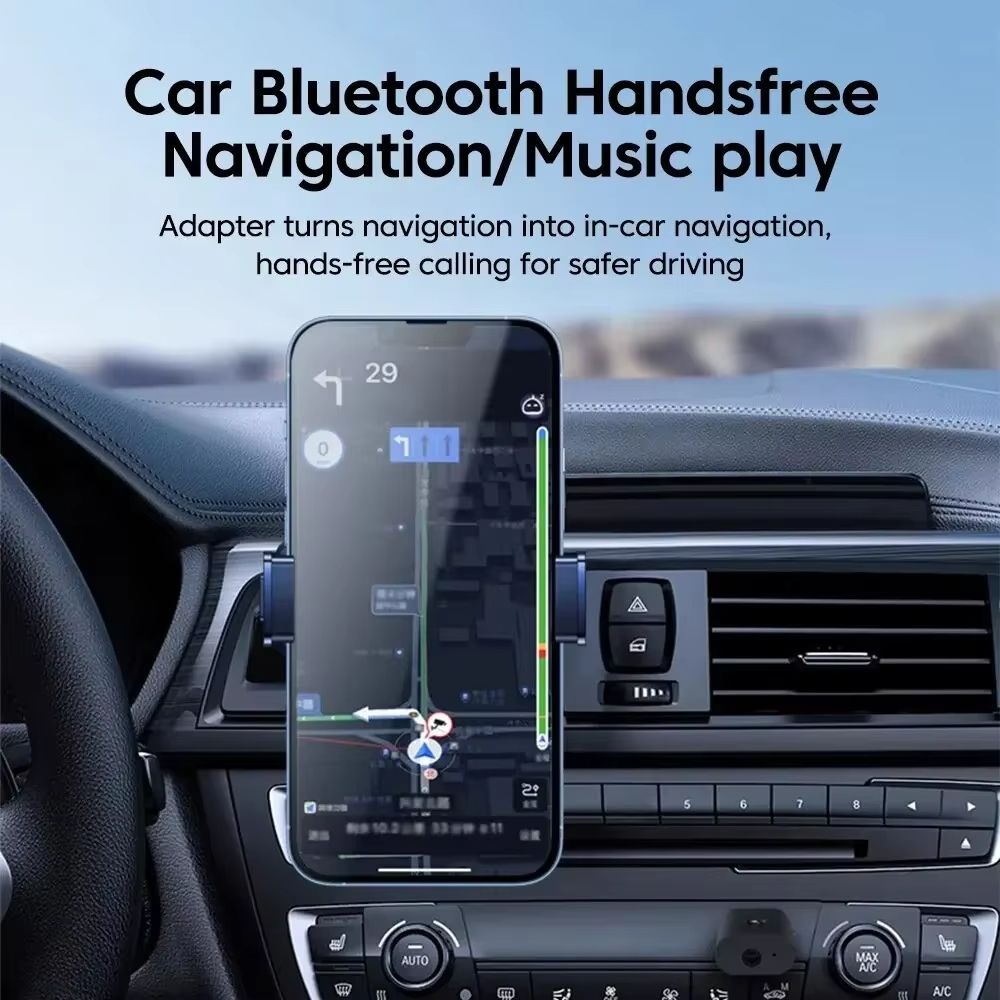 2025 Upgrade Bluetooth 5.3 Receiver Dual USB/AUX Adapter Plug And Play Car Music Bluetooth Music Transmitter for PC TV Car Home