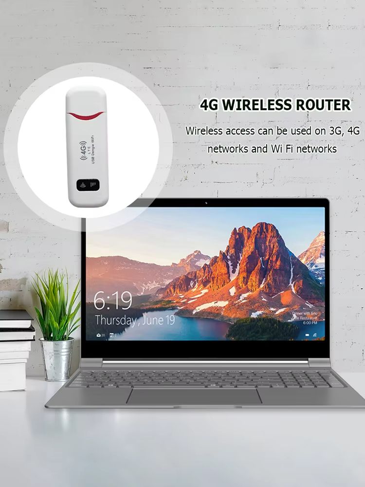 Portable WiFi USB Modem Stick 4G LTE WiFi Router 150Mbps SIM Card Slot WiFi Dongle Wireless Router for Laptops UMPC MID Devices