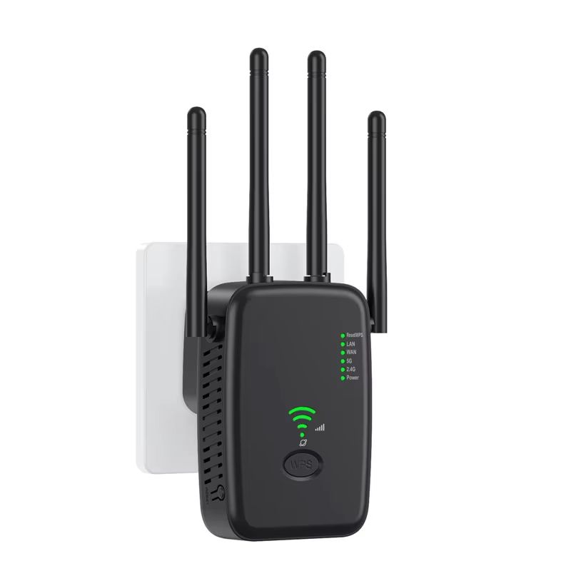 1200Mbps WiFi Repeater Wireless Extender WiFi Booster 5G 2.4G Dual-band Network Amplifier Long Range Signal WiFi Router Home