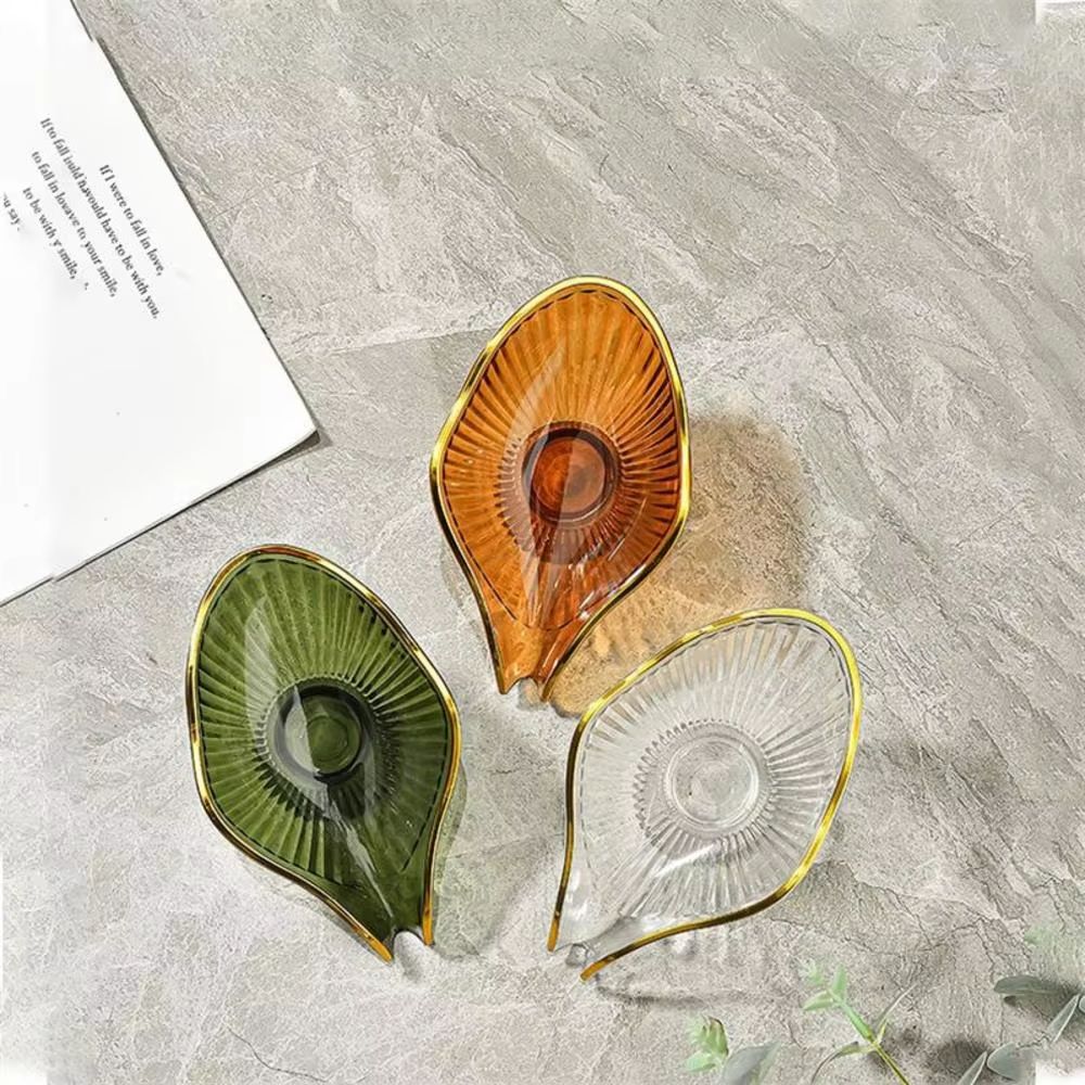 1pc No punching soap box storage rack countertop drain rack gold hot storage box face washing soap storage bathroom supplies