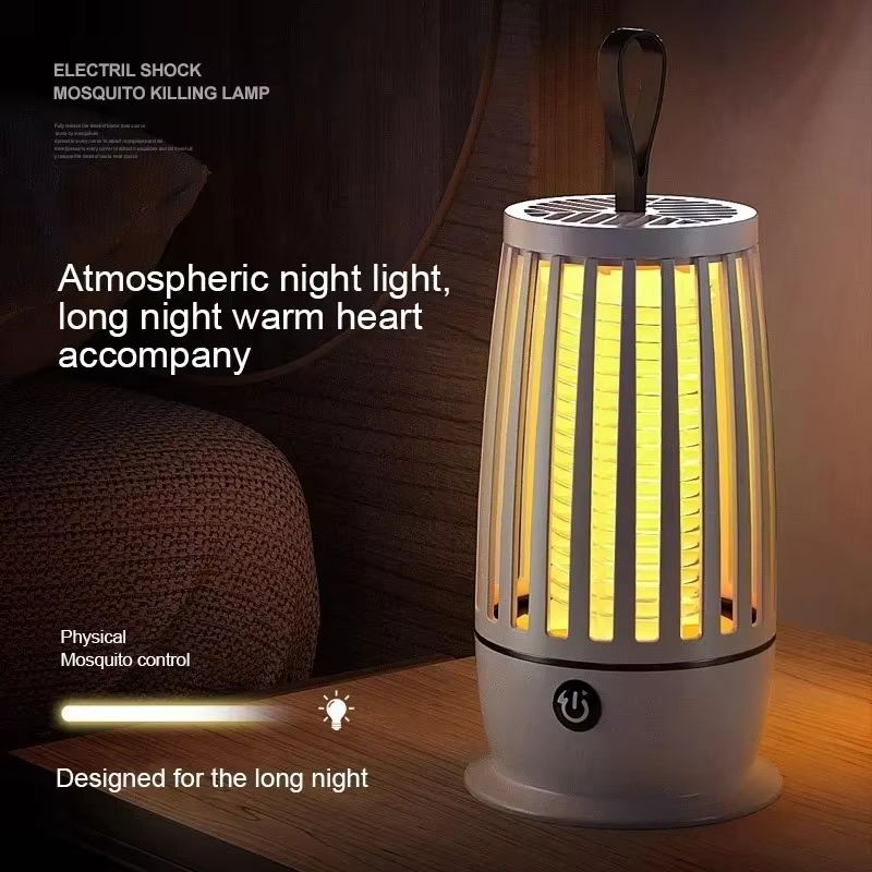Mosquito Killer Lamp USB Rechargeable Electric Fly Trap Zapper Insect Killer Repellent Outdoor Mute Anti Mosquito Lamp