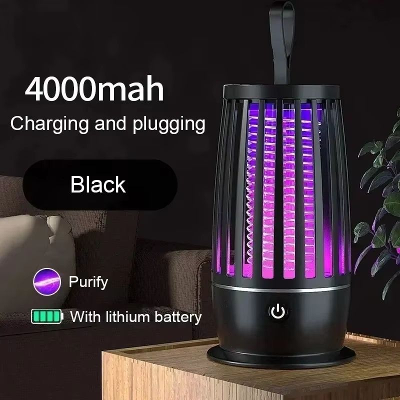 Mosquito Killer Lamp USB Rechargeable Electric Fly Trap Zapper Insect Killer Repellent Outdoor Mute Anti Mosquito Lamp
