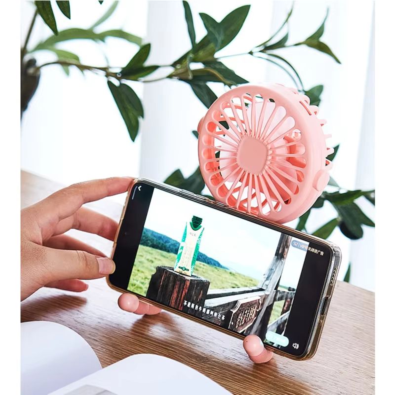 Stroller Fan Clip on For Baby Flexible Tripod Rechargeable Battery Small Personal Fan Portable Fan for Travel Handheld Car Bed