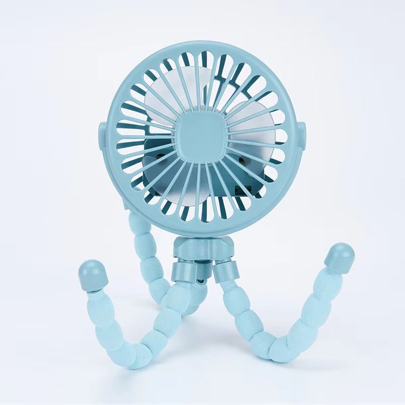 Stroller Fan Clip on For Baby Flexible Tripod Rechargeable Battery Small Personal Fan Portable Fan for Travel Handheld Car Bed