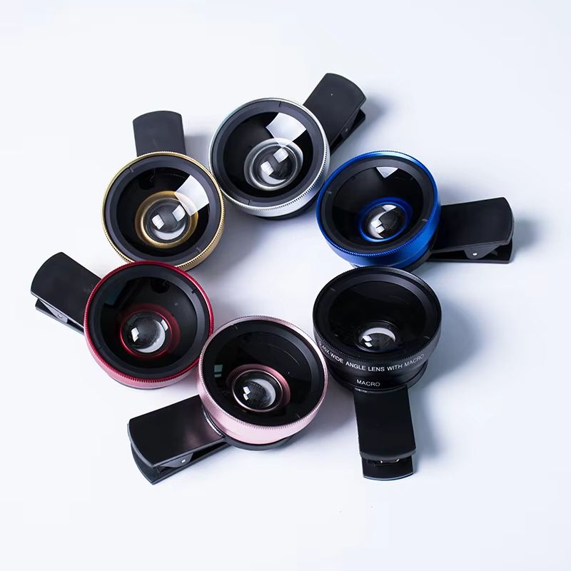 Mobile Phone 37MM 0.45X 49UV Super Wide-angle + Macro Lens For Mobile Camera For Phone Cell Phone Accessories Smartphone Support