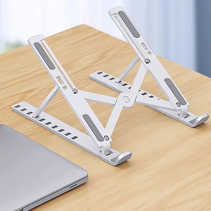 1pc Universal Laptop Stand Adjustable Notebook Holder For Non-slip Foldable Cooling Base Plastic Bracket