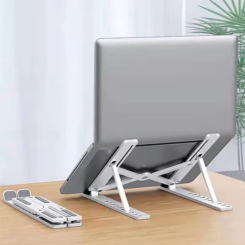 1pc Universal Laptop Stand Adjustable Notebook Holder For Non-slip Foldable Cooling Base Plastic Bracket