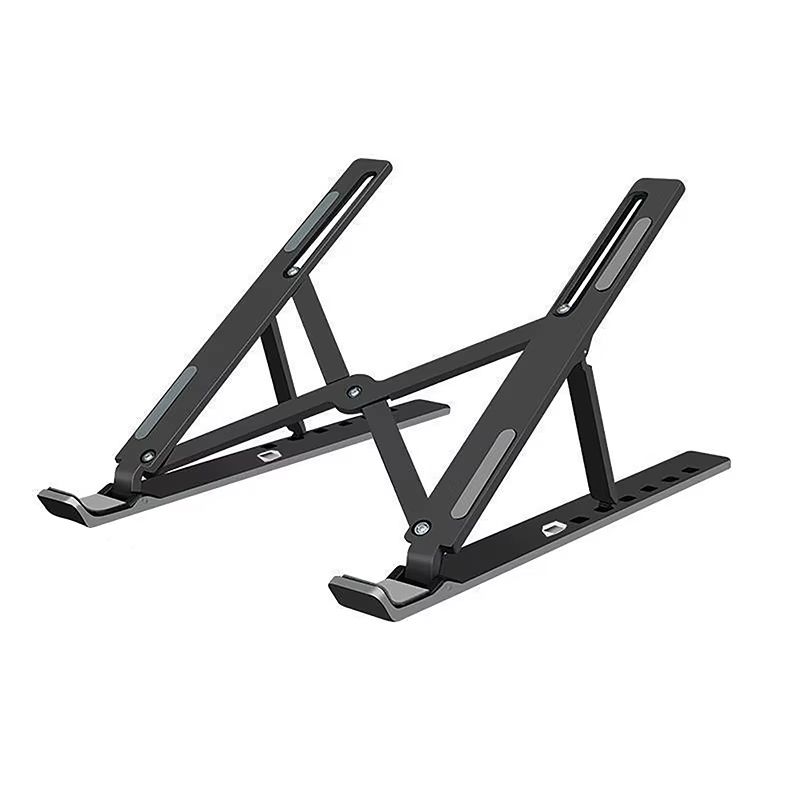 1pc Universal Laptop Stand Adjustable Notebook Holder For Non-slip Foldable Cooling Base Plastic Bracket