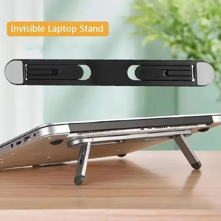 Universal Laptop Riser Stand For Macbook Air 13 Pro 15 Samsung Huawei Notebook Cooling Pad Invisible Bracket Stands