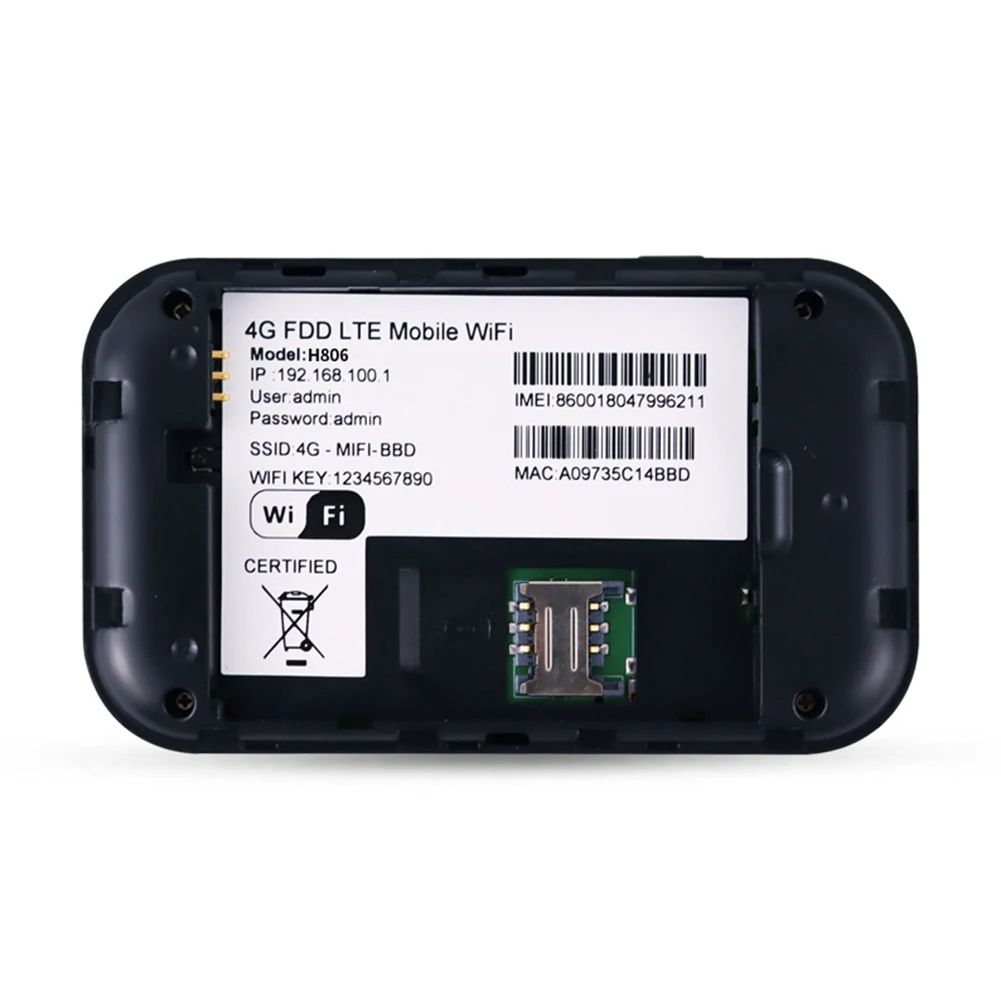 4G/5G Mobile WIFI Router 150Mbps 4G LTE Wireless Router 3100mA Portable Pocket MiFi Modem Mobile WiFi Hotspot with Sim Card Slot