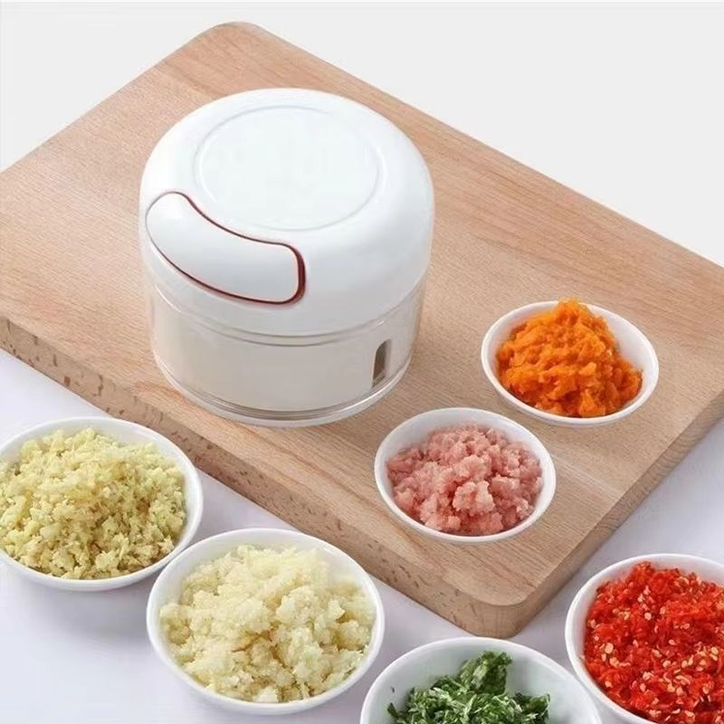 170ml Garlic Presses Manual Meat Mincer Garlic Chopper Rotate Garlic Press Crusher Vegetable Cutter Kitchen Cooking Accessories