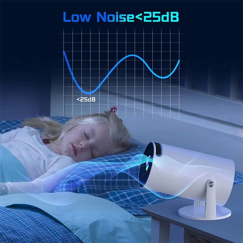 Projector HY300 Android 11 Wifi6 110ANSI Allwinner RK3326 BT5 1080P 1280*600P Portable projector Home Cinema Outdoor Projetor