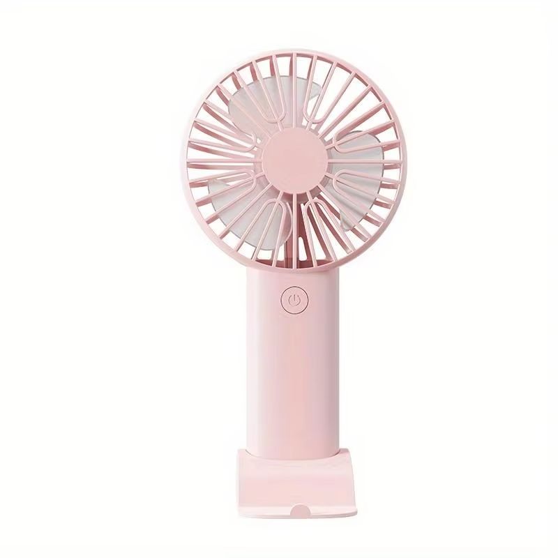 Handheld Fan Rechargeable Portable Mini USB Fan 3 Speed Mini Fan with Phone Holder
