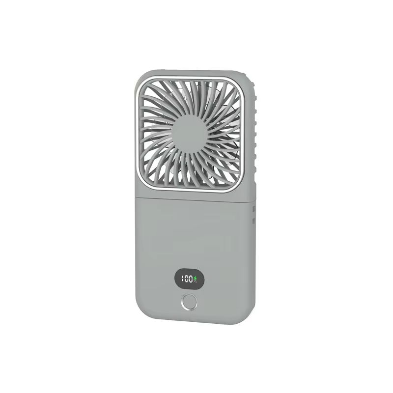 USB Folding Neck Hanging Fan Portable USB Charging Desktop Stand Makeup Mirror Handheld Neck Hanging Small Fan Outdoor Travel