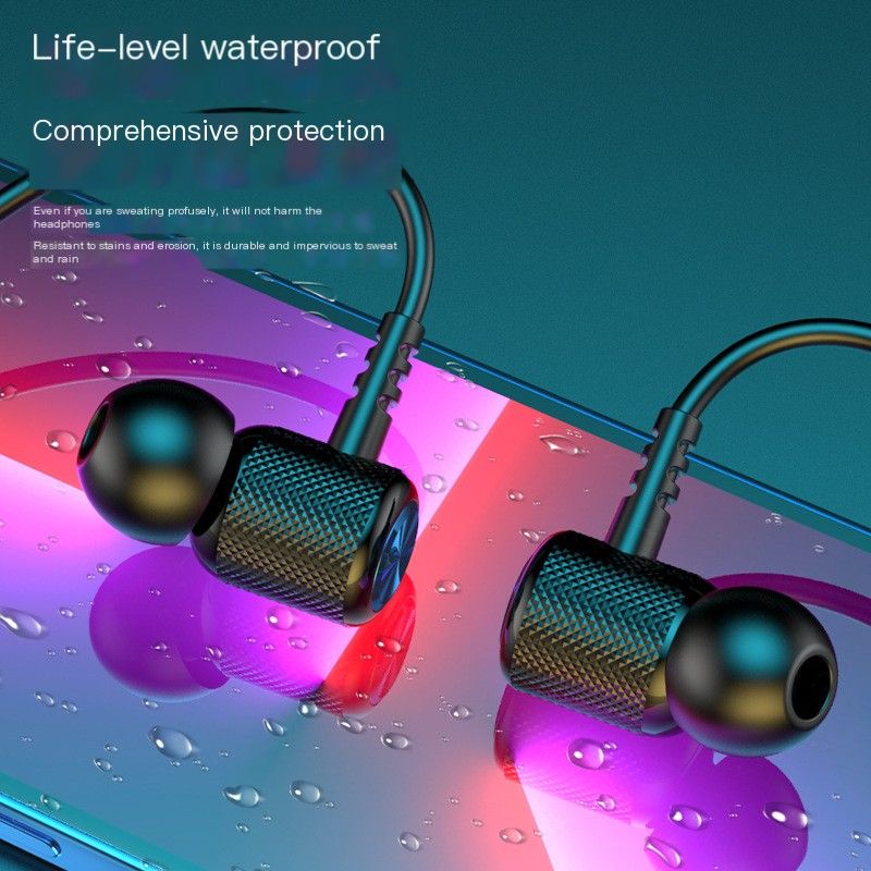 Bluetooth wireless earphones, neck-hanging sports style, dual-ear in-ear design, neck-hanging type, ultra-long standby battery life