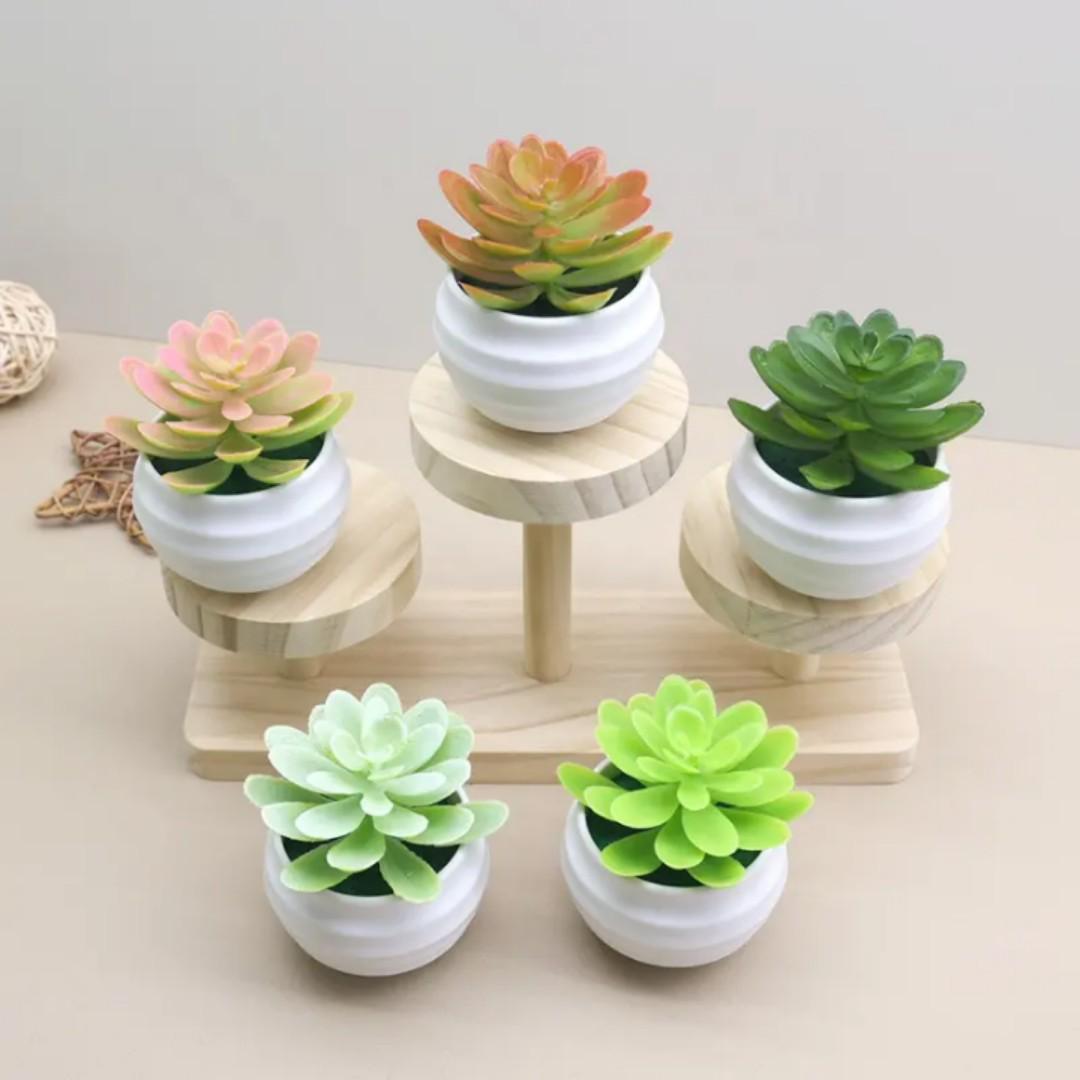 1pc artificial succulent tabletop decor