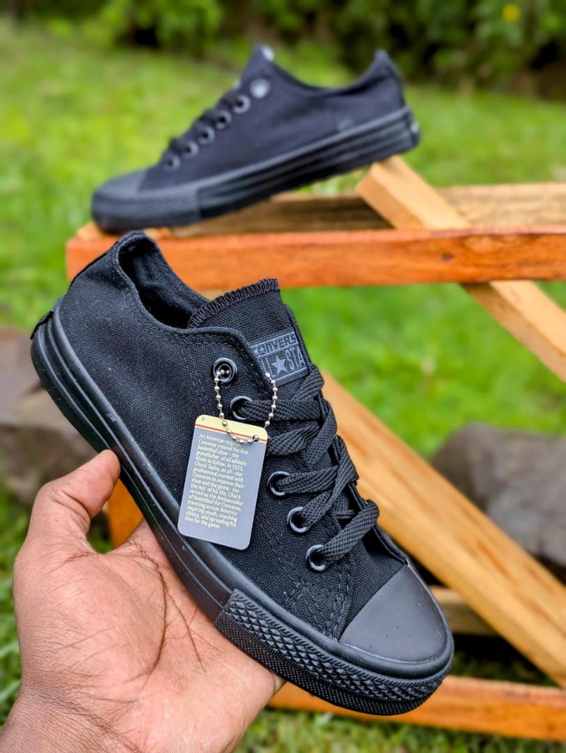 canvas shoes black unisex rubbers