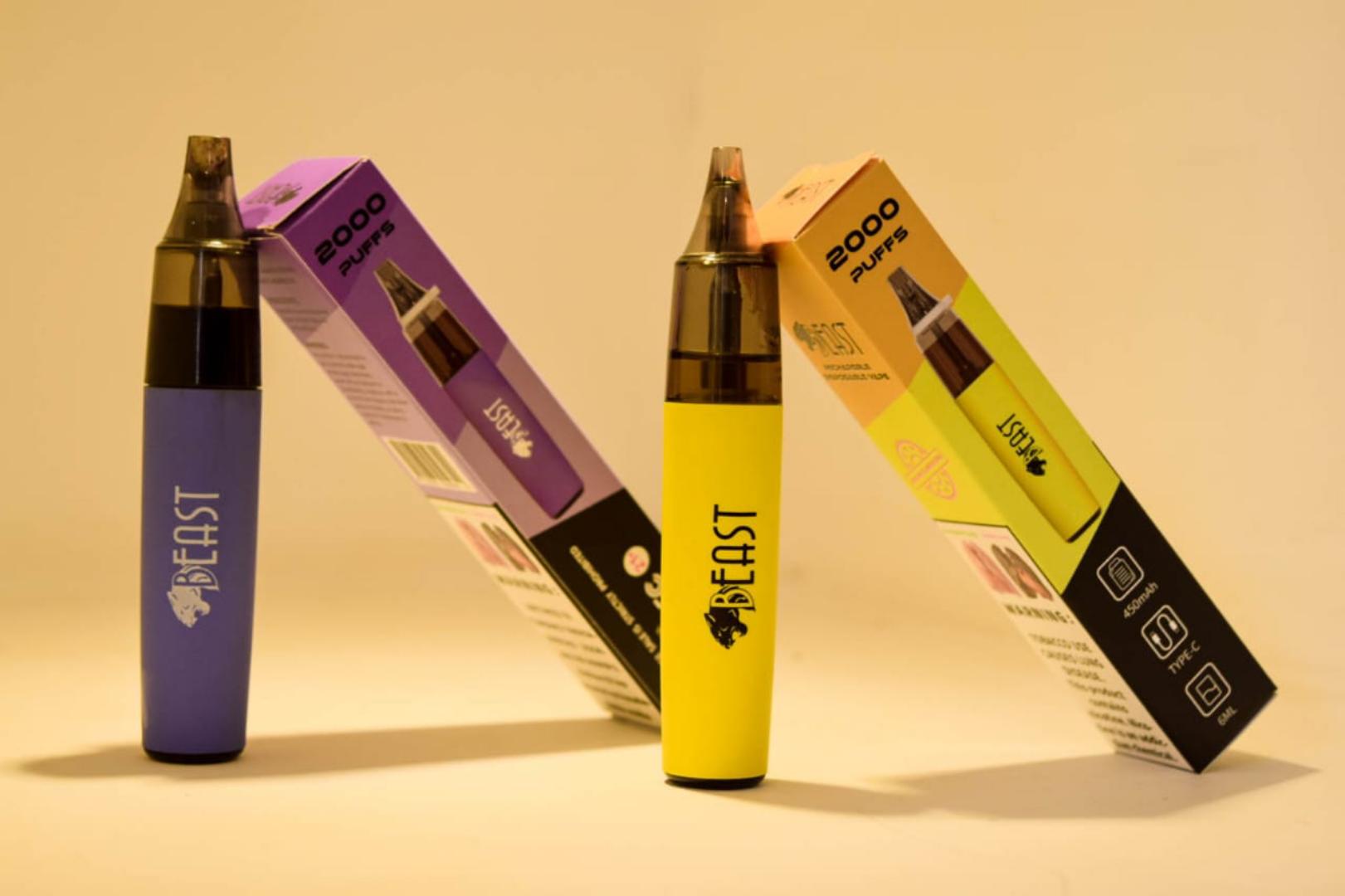 NEW ARRIVALS 2000PUFFS VAPE PEN REFILLABLE AND RECHARGE