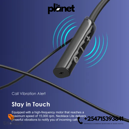 Oraimo Necklace Lite Call Vibration Wireless Headphones – Hands-Free Calls & Superior Sound  Oraimo Necklace Lite wireless headphones Call vibration Bluetooth headphones  Best Oraimo headphones