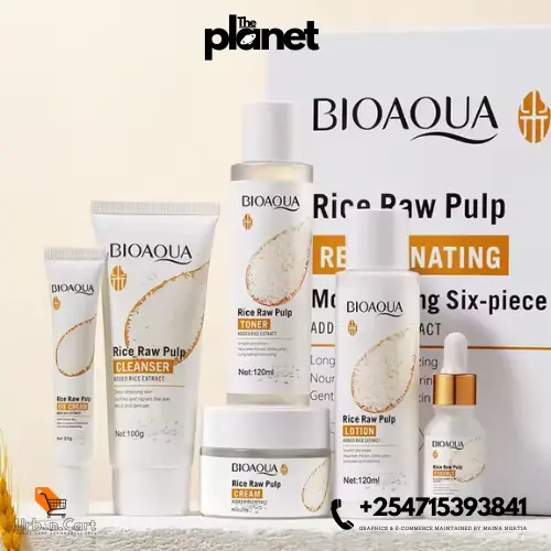 Bioaqua Rice Skincare Set – Organic & Hydrating
Brightening & Whitening Face Care with Vitamin C
Nourishing & Rejuvenating Skincare for All Skin Types
Gift set