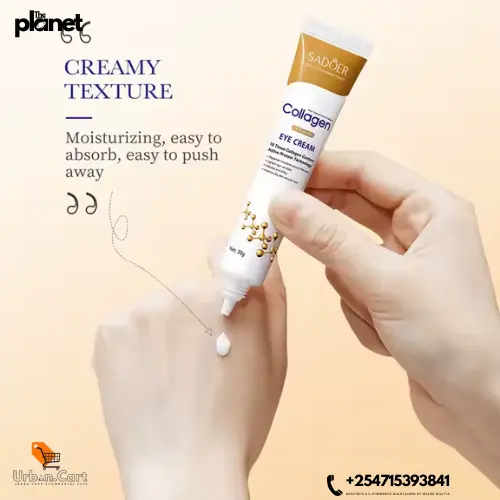 Collagen Revive Eye Cream
Anti-Aging Eye Repair Treatment
Deep Hydration Eye Moisturizer
Wrinkle-Fade Eye Gel for Dry Skin
Youthful Glow Collagen Eye Cream
Collagen Anti-Wrinkle Eye Cream