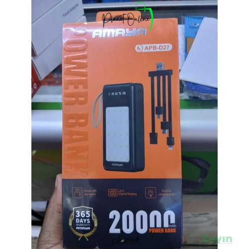 amaya power bank, 20000mah power bank, power bank with cables, fast charging power bank, portable charger kenya, travel power bank
Fast Charging Power Bank Kenya
Portable Charger 20000mAh