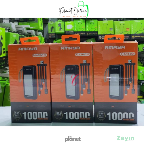 Amaya APB-D26 10,000mAh Power Bank – Fast Charging Portable Charger
amaya power bank, 10000mah power bank, fast charging power bank, portable charger kenya, phone power bank, travel power bank
