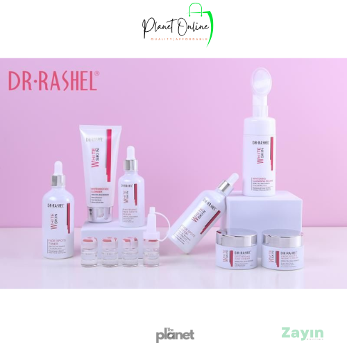 DR RASHEL whitening set, white skin skincare set, fade spots skincare kit, dark spot remover set, skin brightening set, 10-piece skincare kit
Facial Kit Moisturizing Brightening Fade Dark Spots set